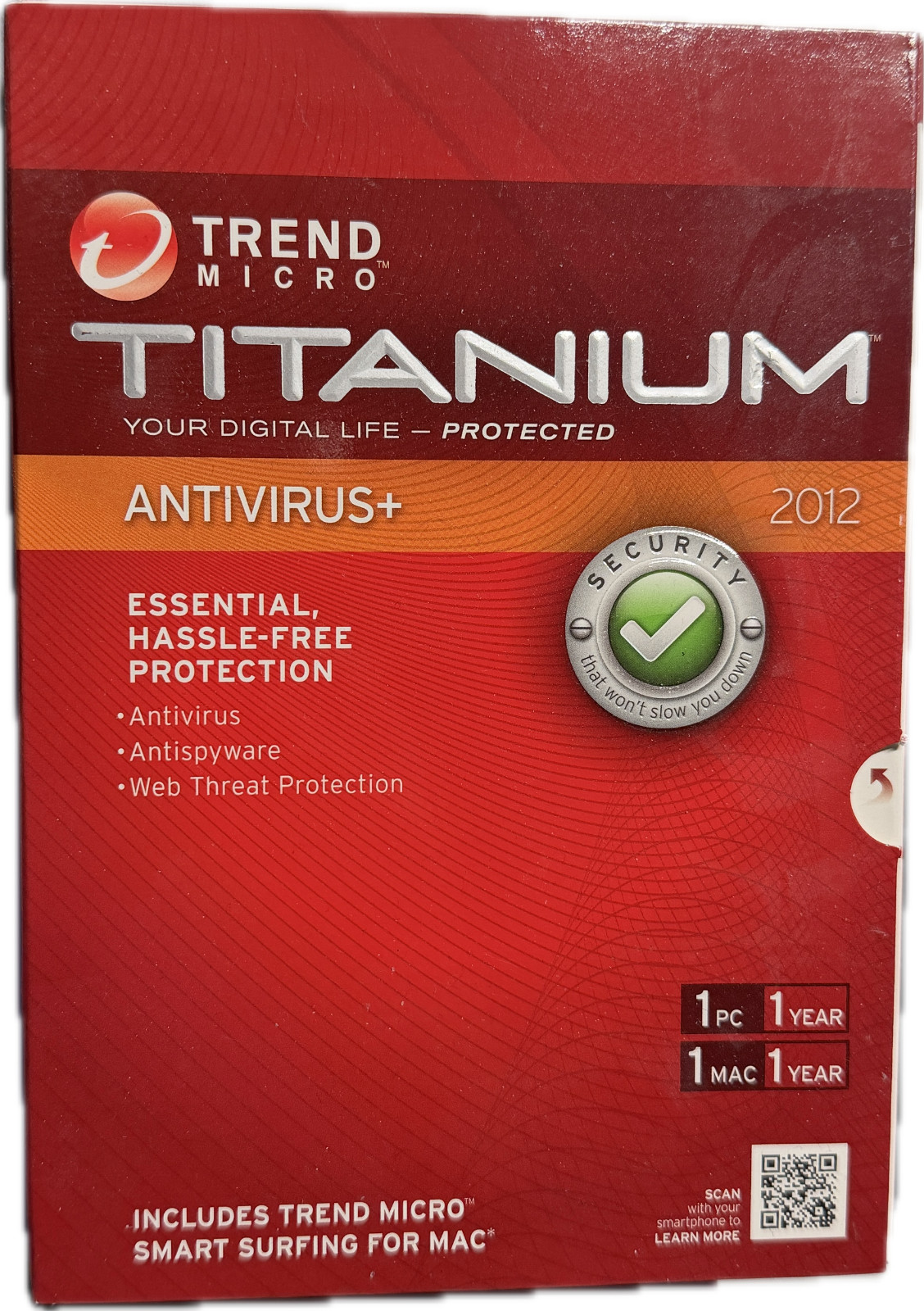 New Sealed Trendmicro Titanium Antivirus+ 2012, PC & MAC 1 Year
