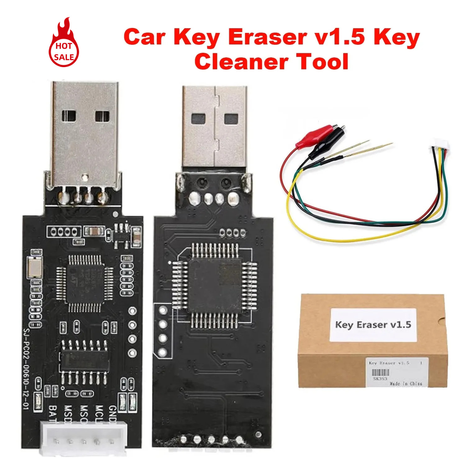 Key Cleaner Tool Car Key Eraser v1.5 for Unlock Remotes Renew Locked Keys Erase