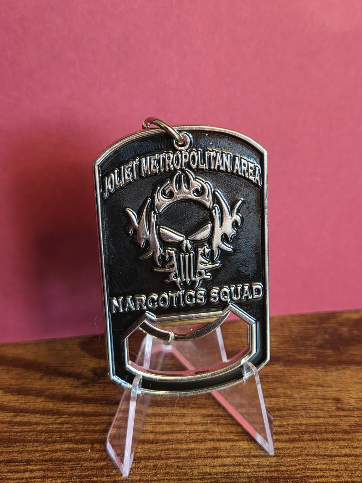 Joliet Metropolitan Area Police Narcotics Squad Collectible Challenge Coin