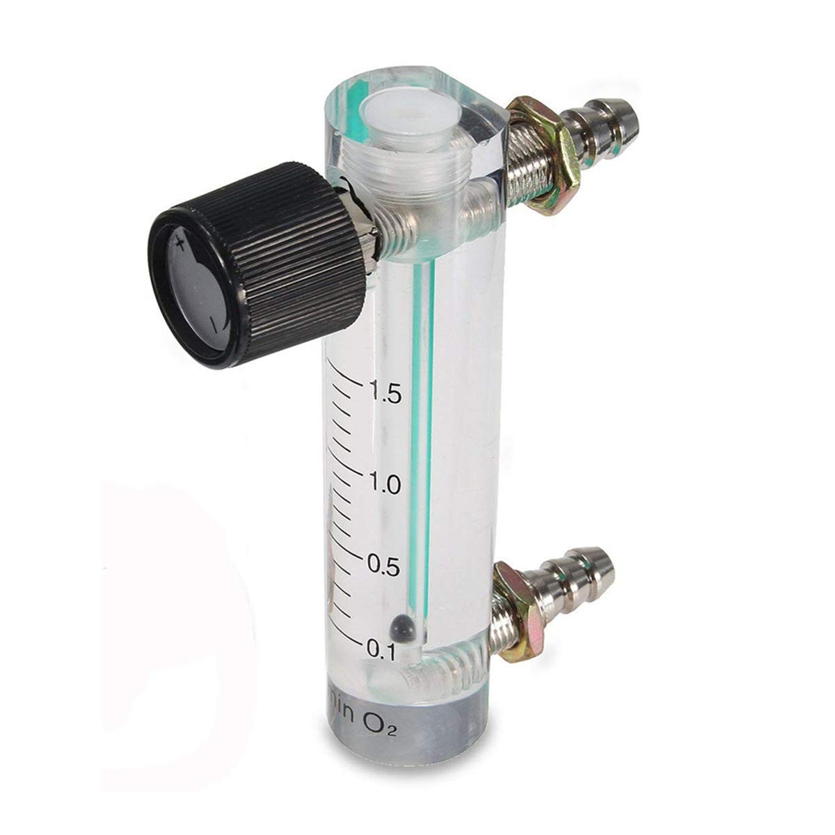 Oxygen Air Flow Meter 0.11.5LPM Gas Flow Regulator Flowmeter Copper Joint