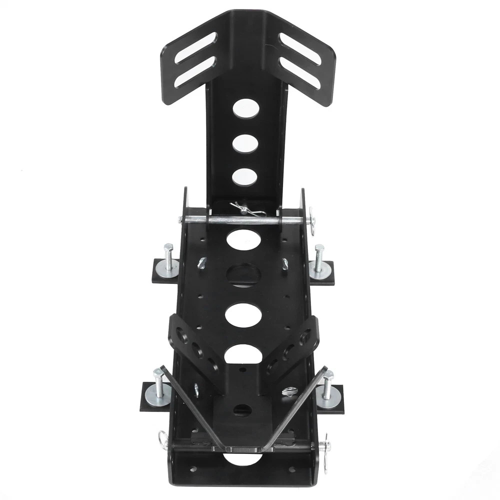 Motorcycle Wheel Chock Front/Rear 3000lb Trailer w/ Mount Kit
