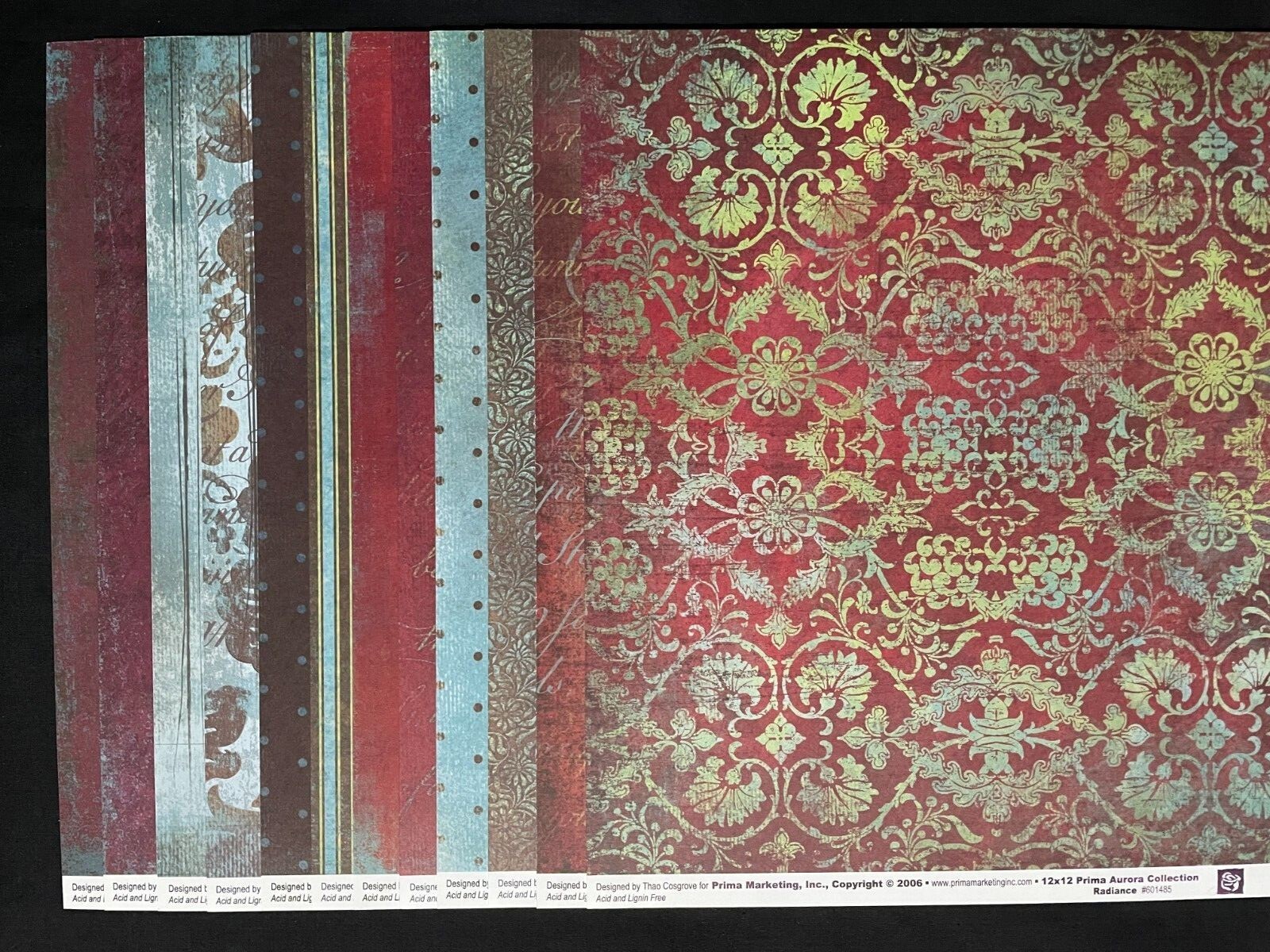 PRIMA "AURORA" 12X12 DS HEAVY PAPERS