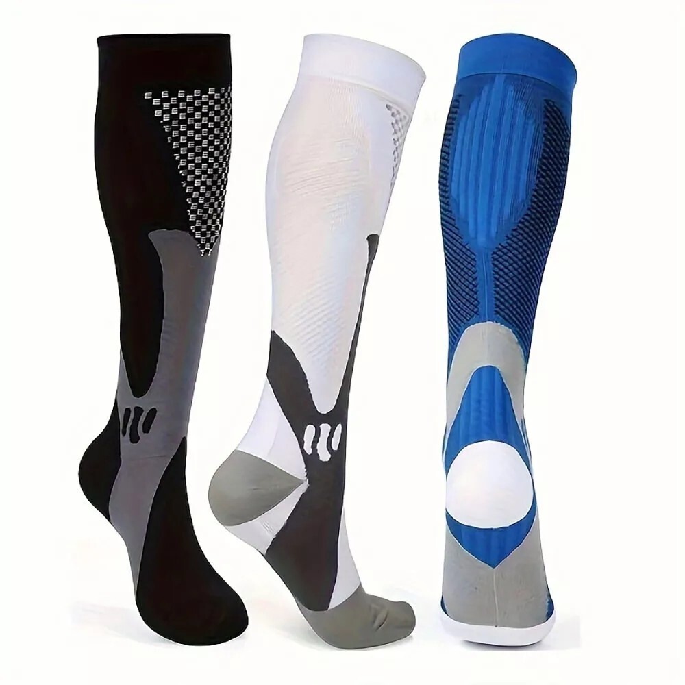 Women Men Compression Socks Stockings Knee High Medical 20-30 mmHG L/XL - XXL
