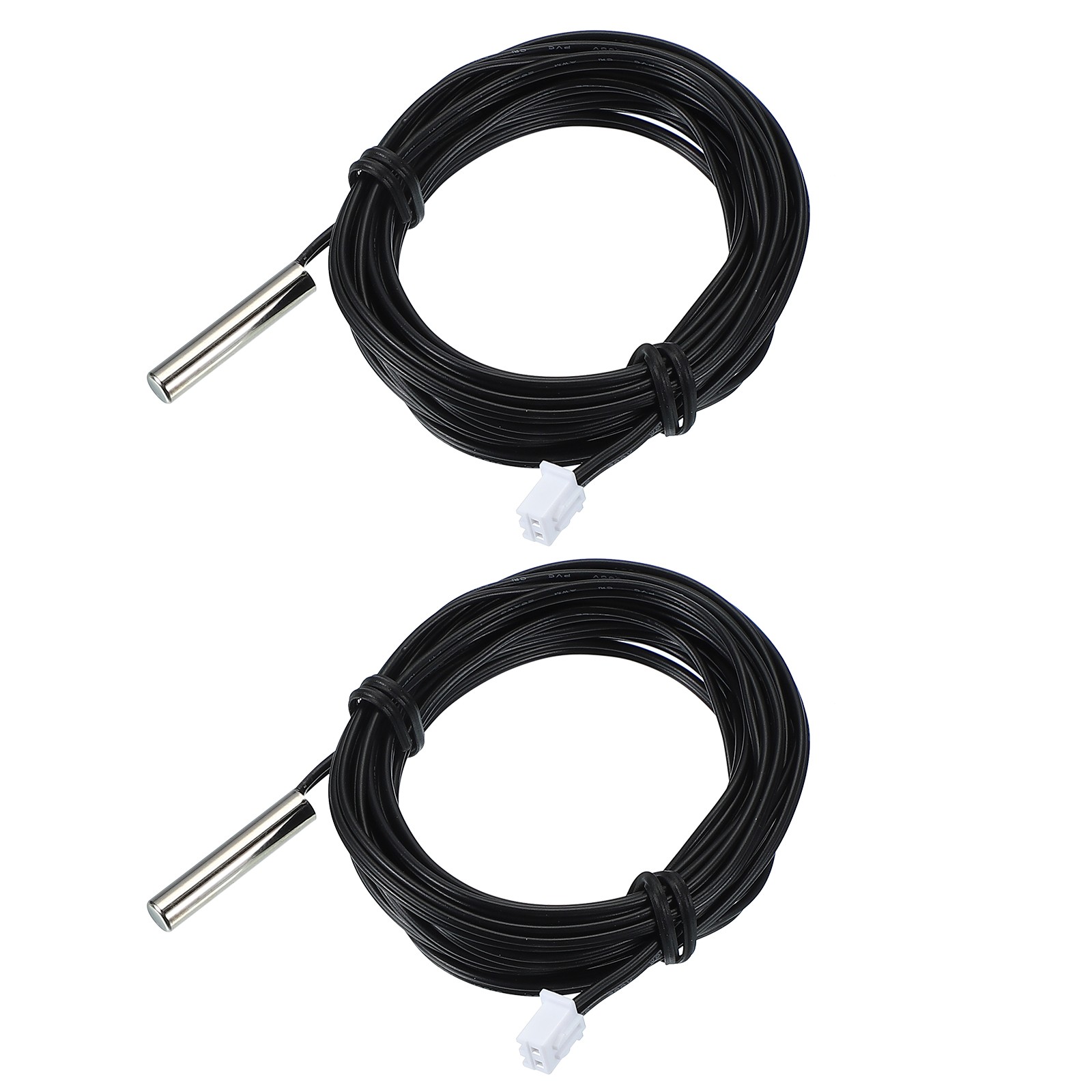 2 Pcs 10K 118 Inch 3950 Copper Temperature Sensor Probe with Terminal