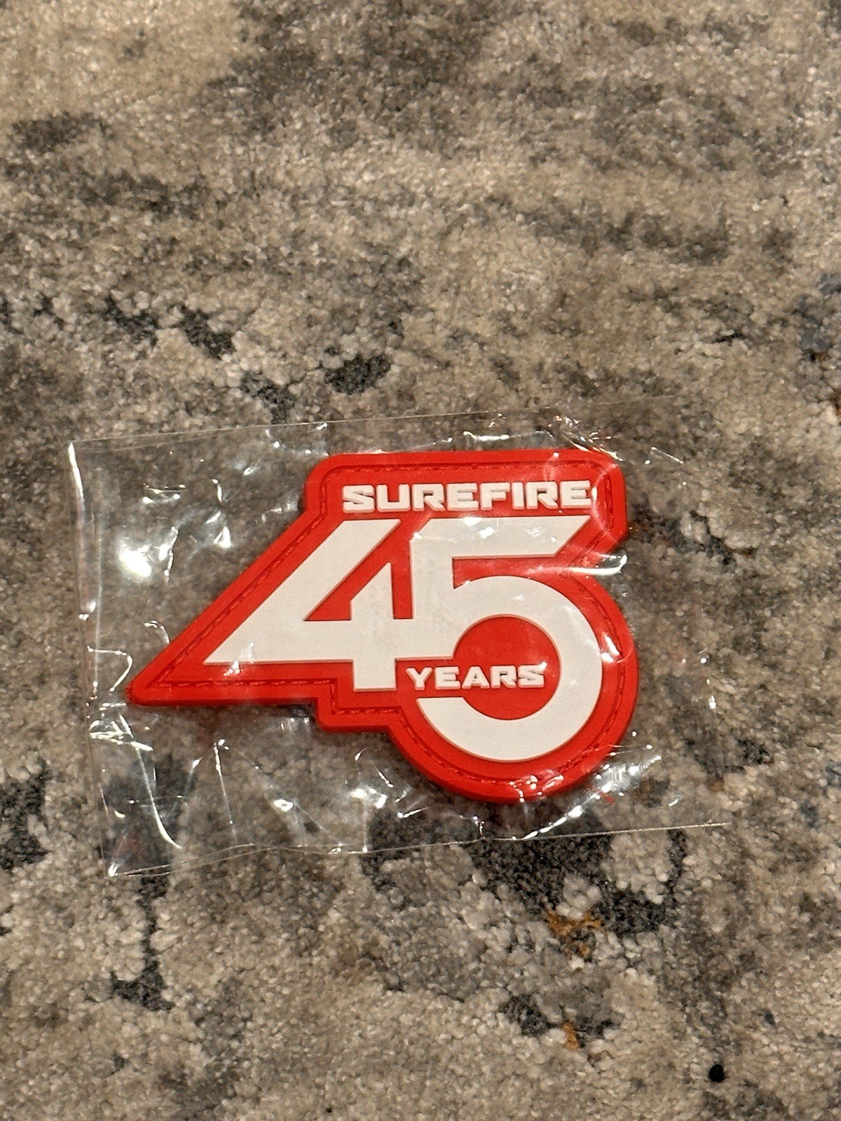 Surefire PVC Morale Patch Shot Show 2024   "45 Years"