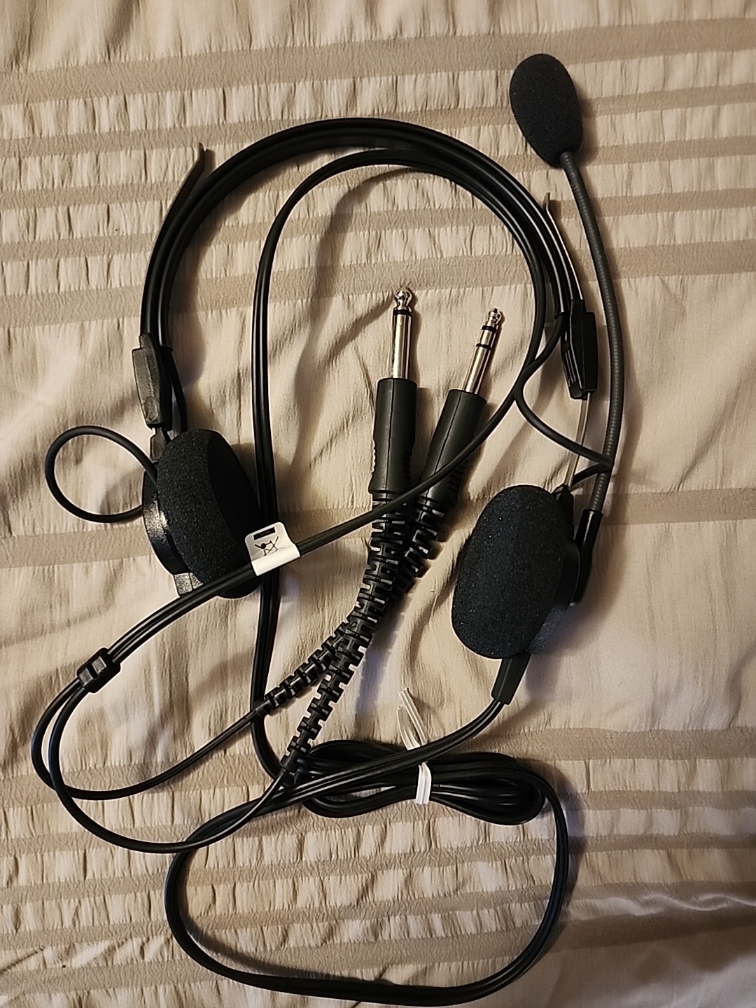 Telex 750 And 850  In Perfect Condition, Dual Port, Airbus Port