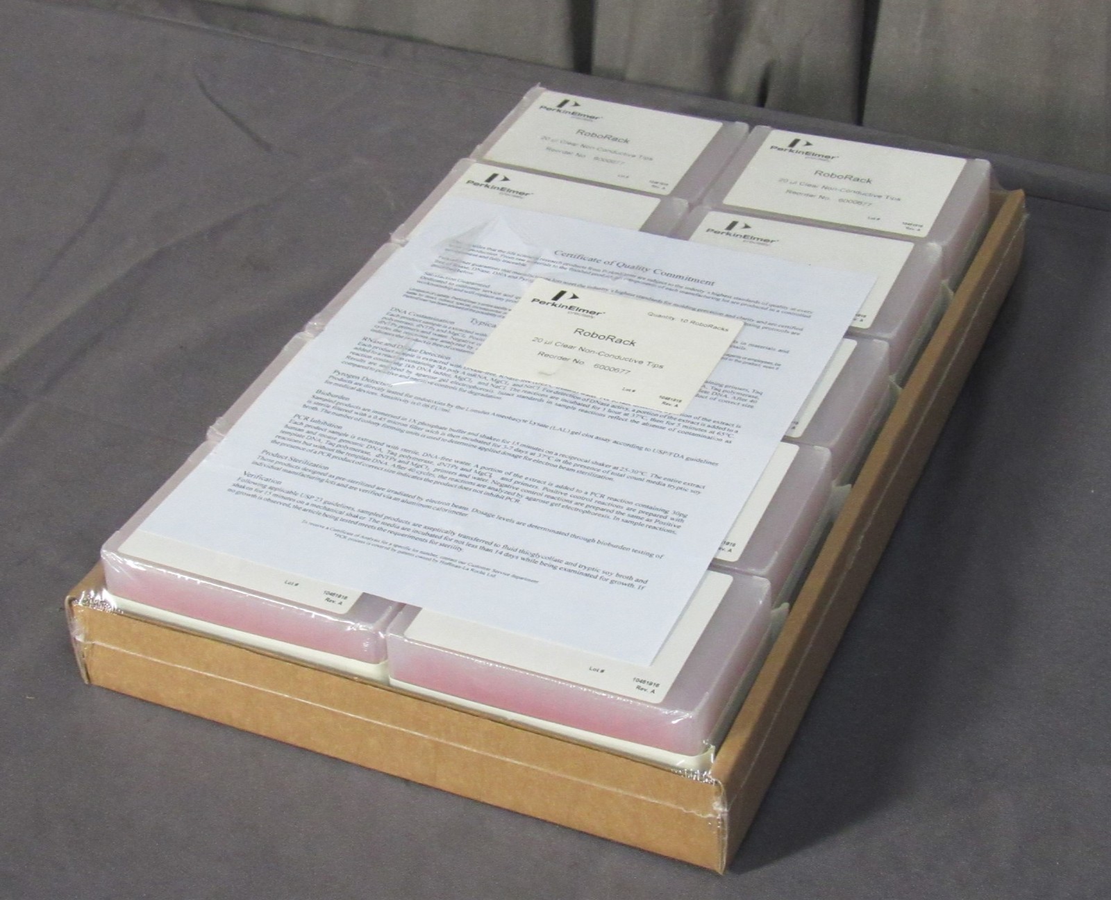 * 960 PCS: New Perkin Elmer 6000677 20µl RoboRack Varispan Pipette Tips