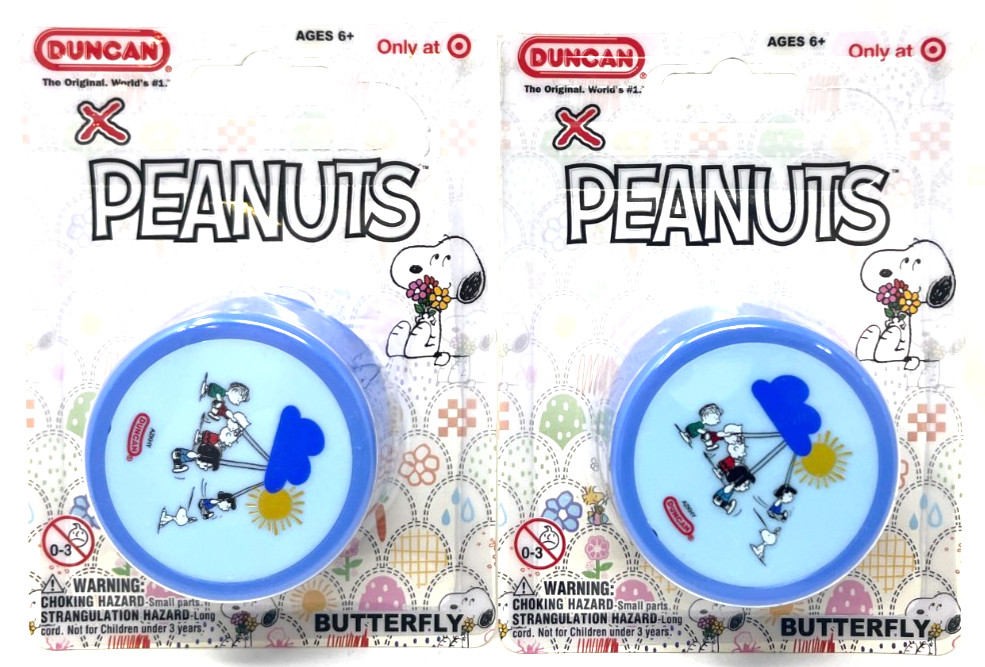 (2) Duncan x Peanuts Butterfly Yo-Yo Toy Sealed Target Exclusive Snoopy Charlie