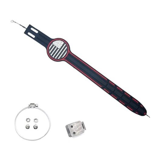 Car Anti Static Strip, Adjustable Static Conductive 1 PC Black#American Flag