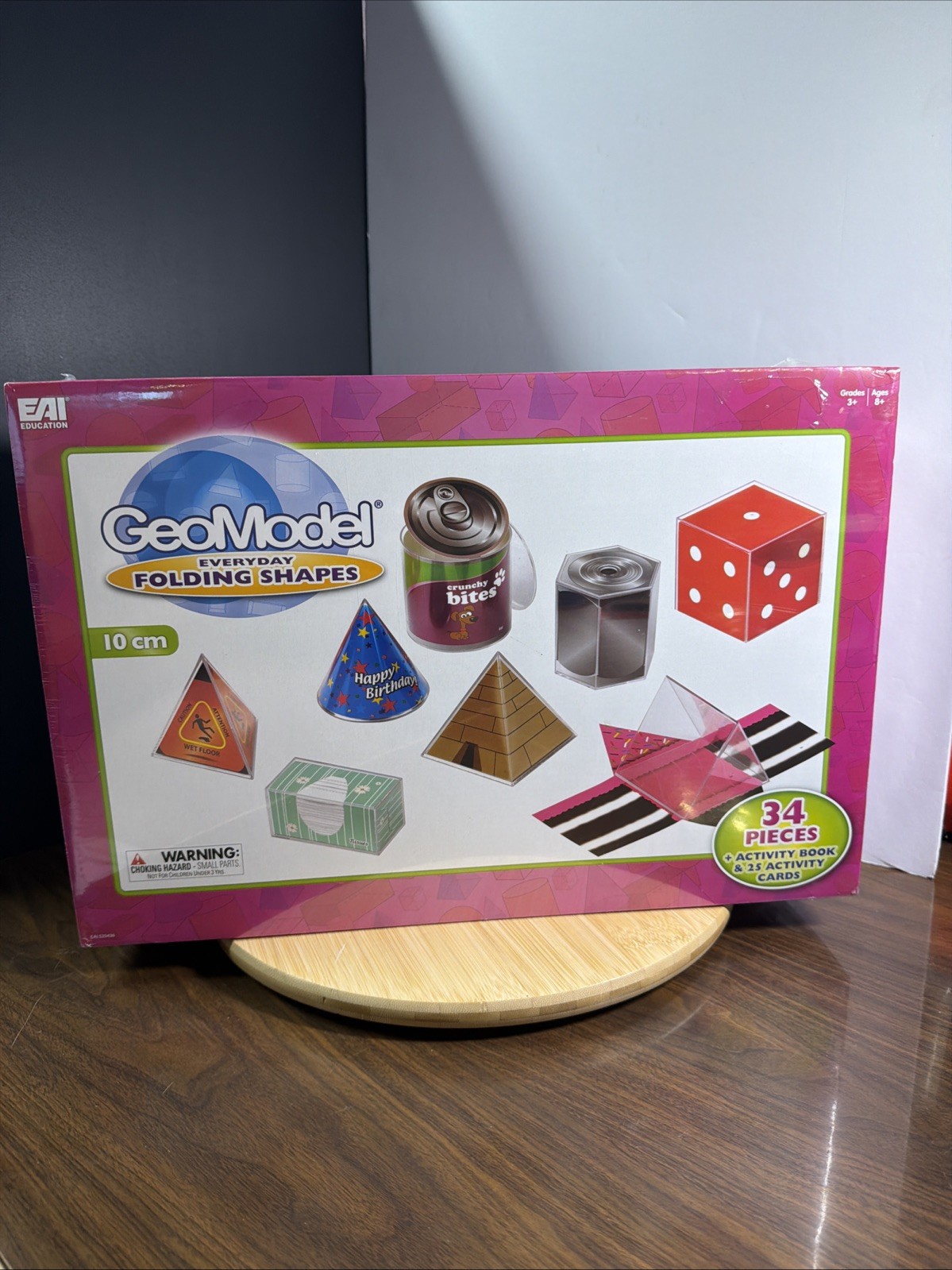 EAI Education, Geo Model, Folding Shapes, 34 Pieces Grades 3+