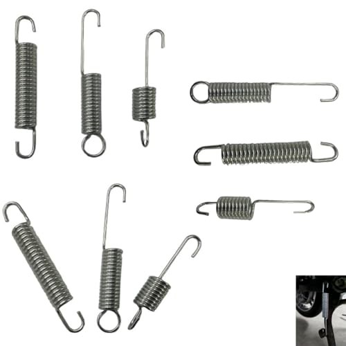 9 Pack Motorcycle Kickstand Spring Replacement Universal Dirt Bike Stand