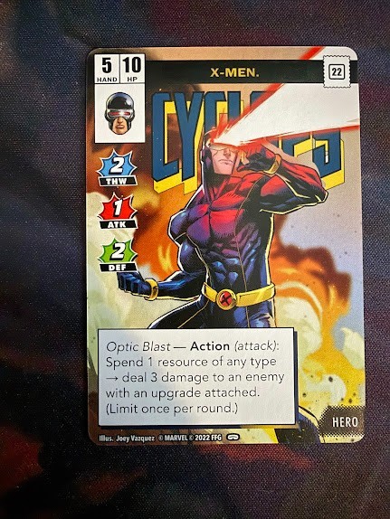 [Marvel Champions LCG] Cyclops - Mutant Genesis Promo Card - NM