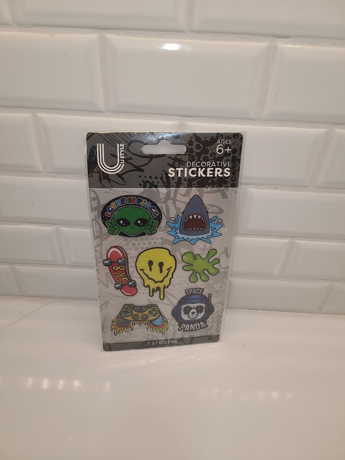 UStyle Space Punk Sticker Pack - Multicolor
