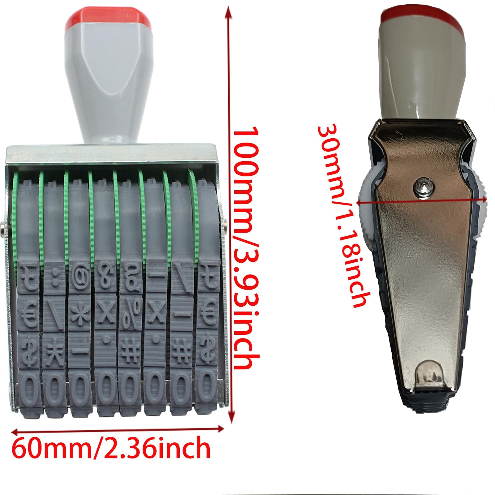 Zeng Date Stamps 8 Digits Roller Stamp