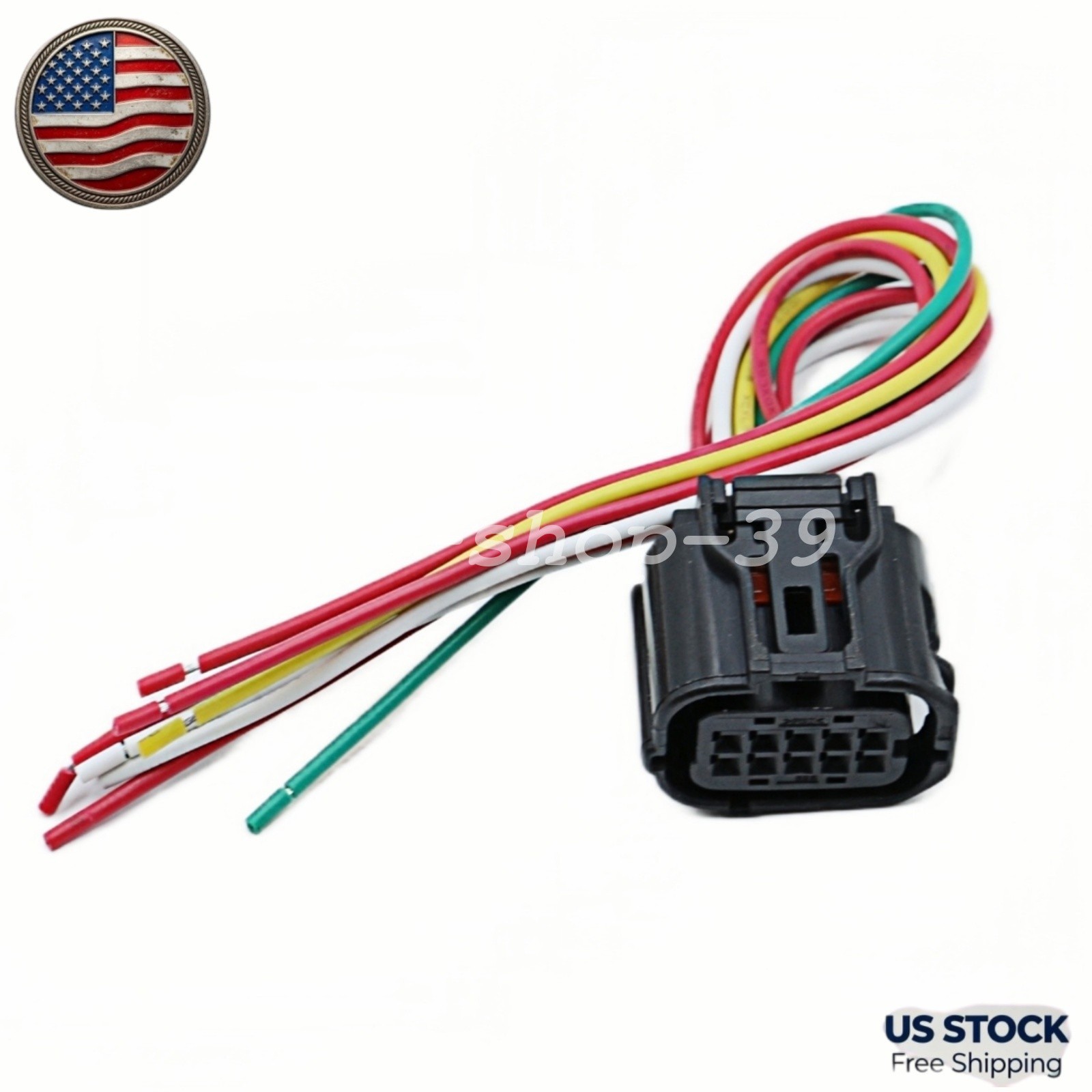 NEW For Toyota Tacoma 10 WAY Blind Spot Collision Radar Sensor Connector Pigtail