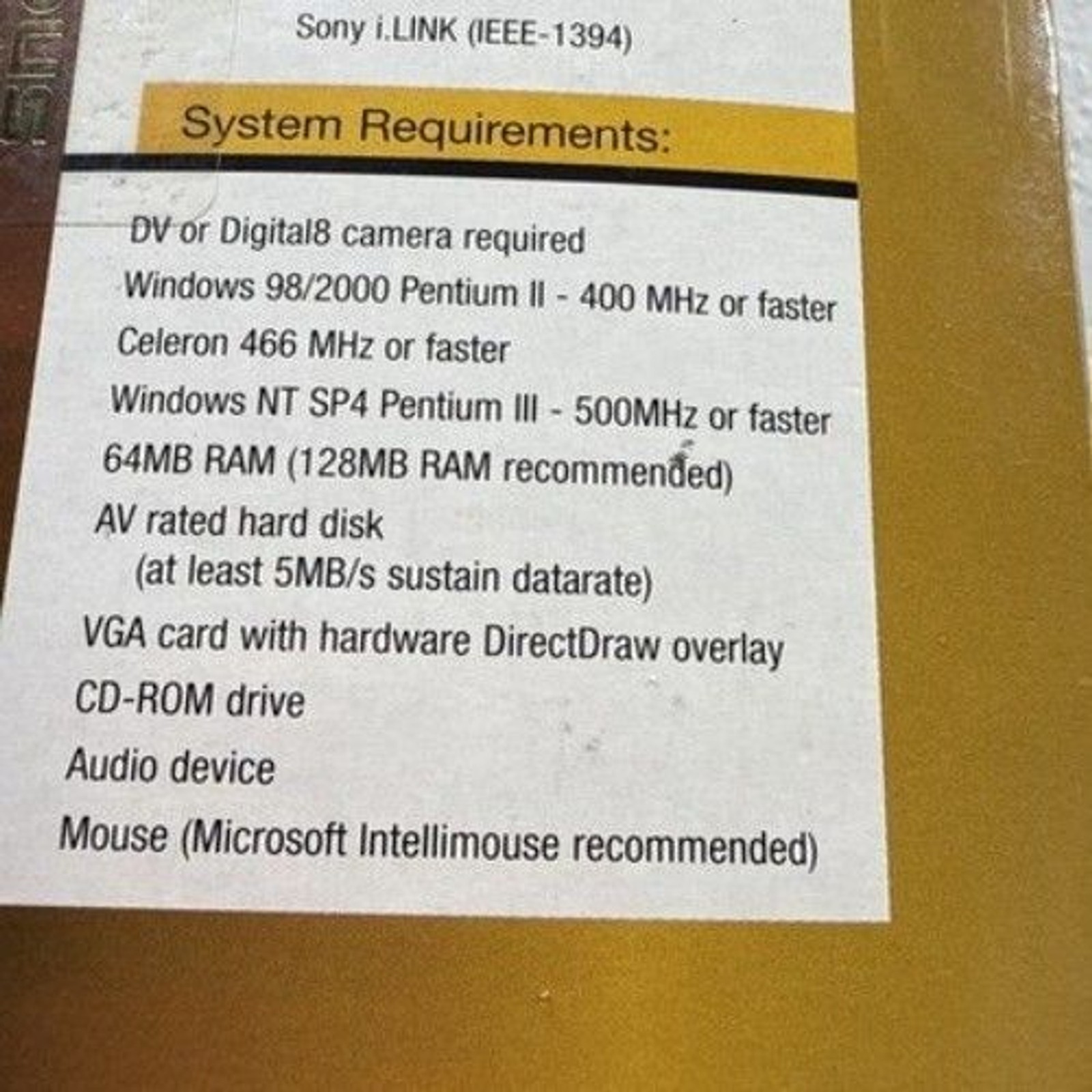 2000 Canopus EZDV - VideoHelp Capture Card