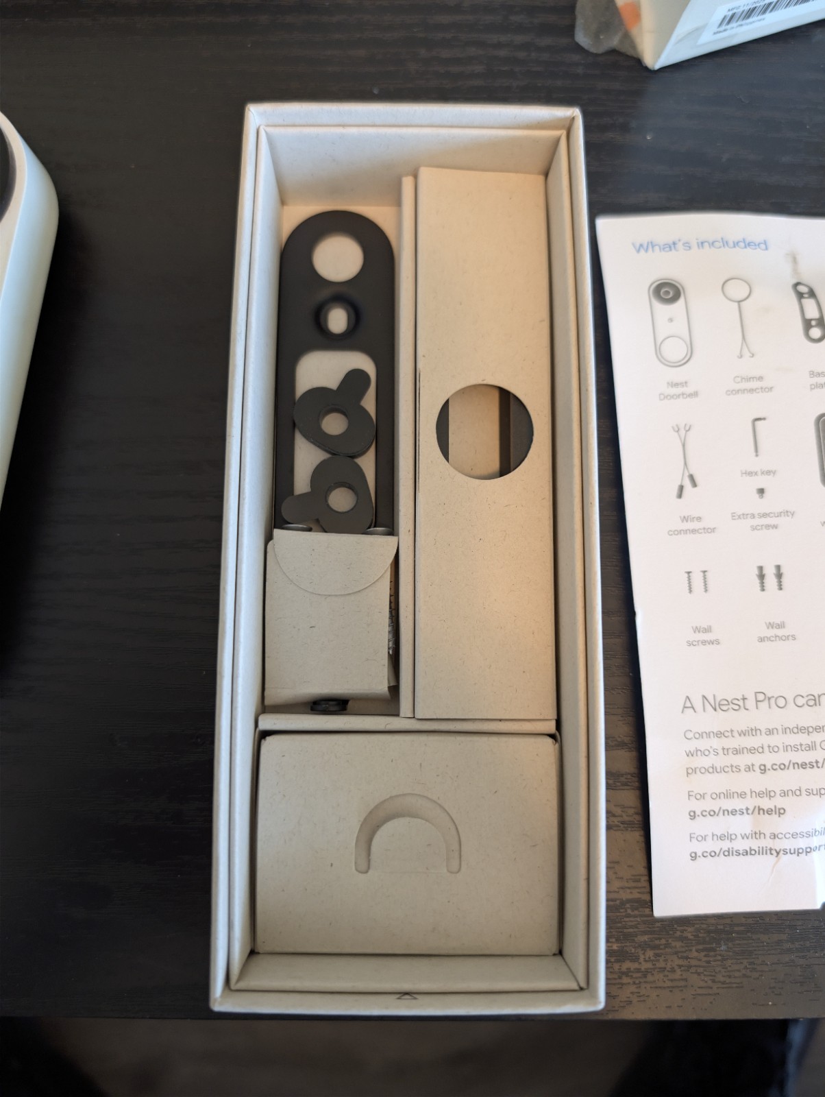 Google Nest Doorbell, Wired - Linen
