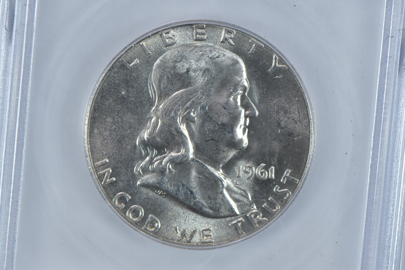 1961 Franklin Half Dollar MS64 FBL ICG