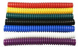 Blue Split Wire Loom Plastic Conduit Tubing 1/2 Inch Diameter 8 Ft. Long with...