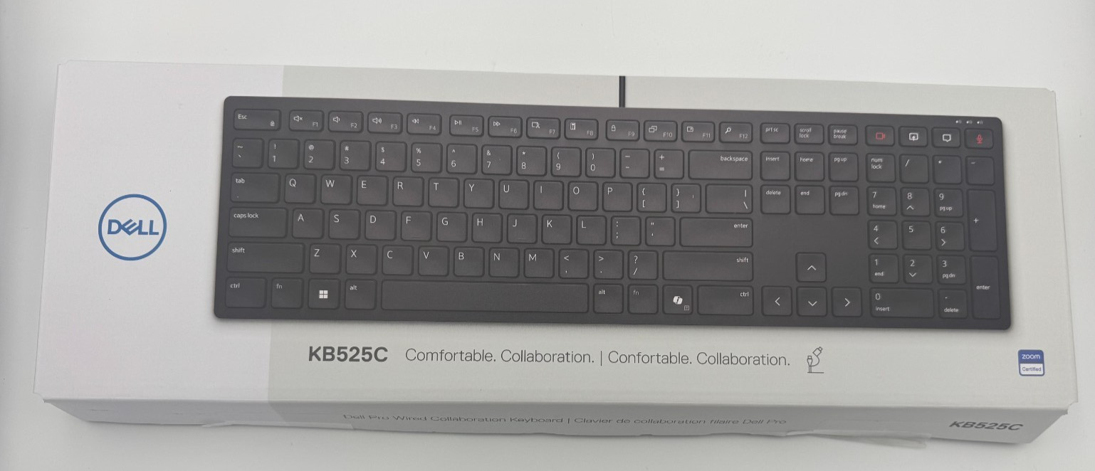 OPEN BOX Dell Pro Wired Collaboration Keyboard | KB525C | Black