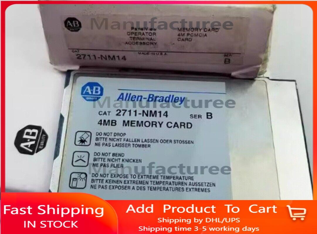 New In Box AB 2711-NM14 4MB Memory Card Free fast shipping 2711NM14