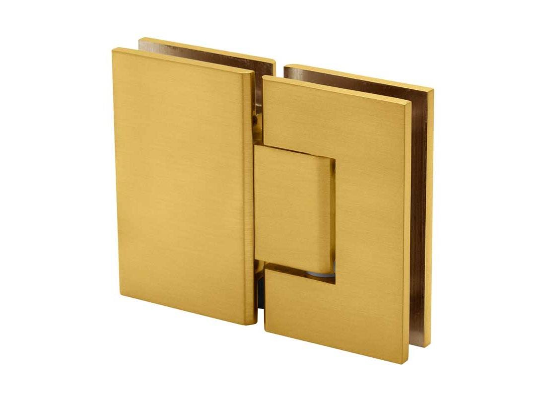 FHC Glendale Square 180 Degree Hinge, Brass Material, Satin Brass Finish