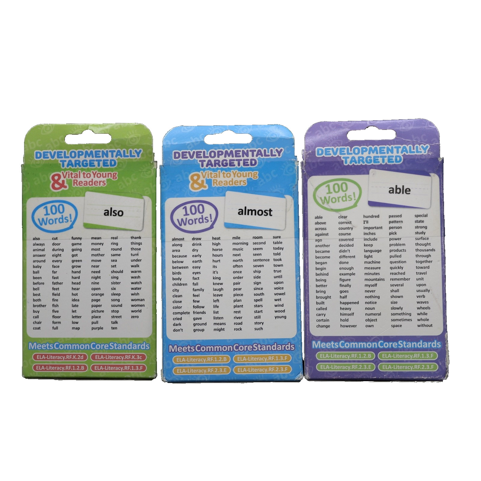 Pint Size Scholars Sight Words Flash Cards Grade 1,2 & 3 Learn Learning Game