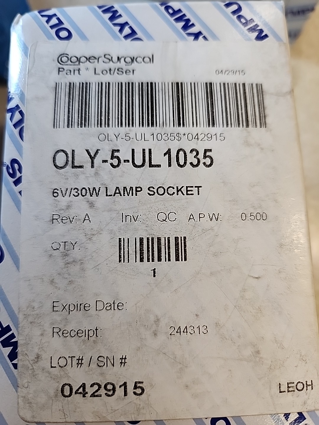 Olympus U-LS30-4 Lamphouse Light Source Halogen 6V 30W for BX IX Microscope