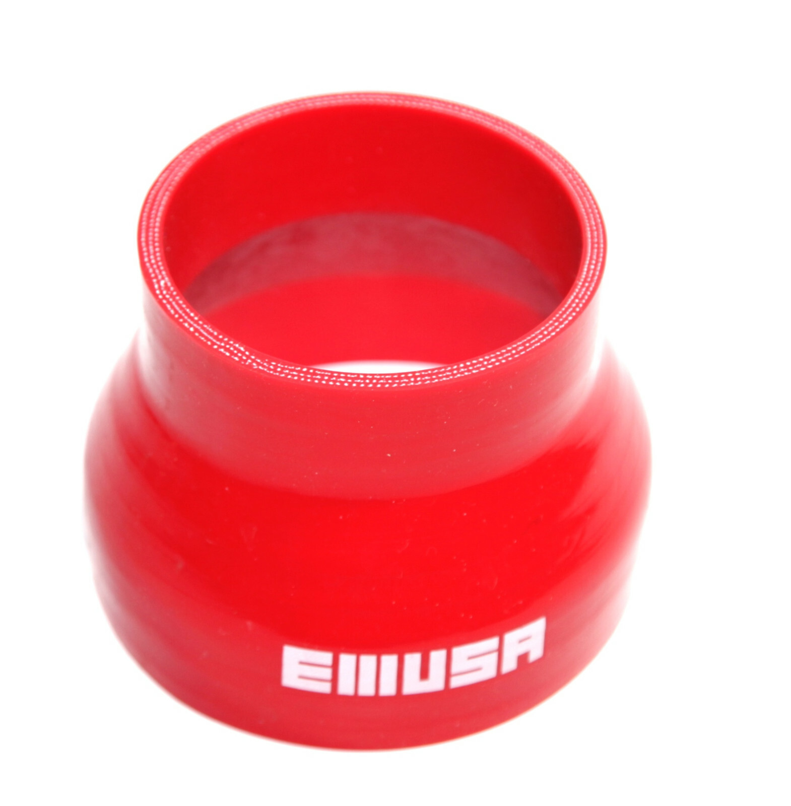 Universal RED 4PLY 1x Straight 3.0"-4.0"ID Silicone+ 2xStainles Steel T-clamp