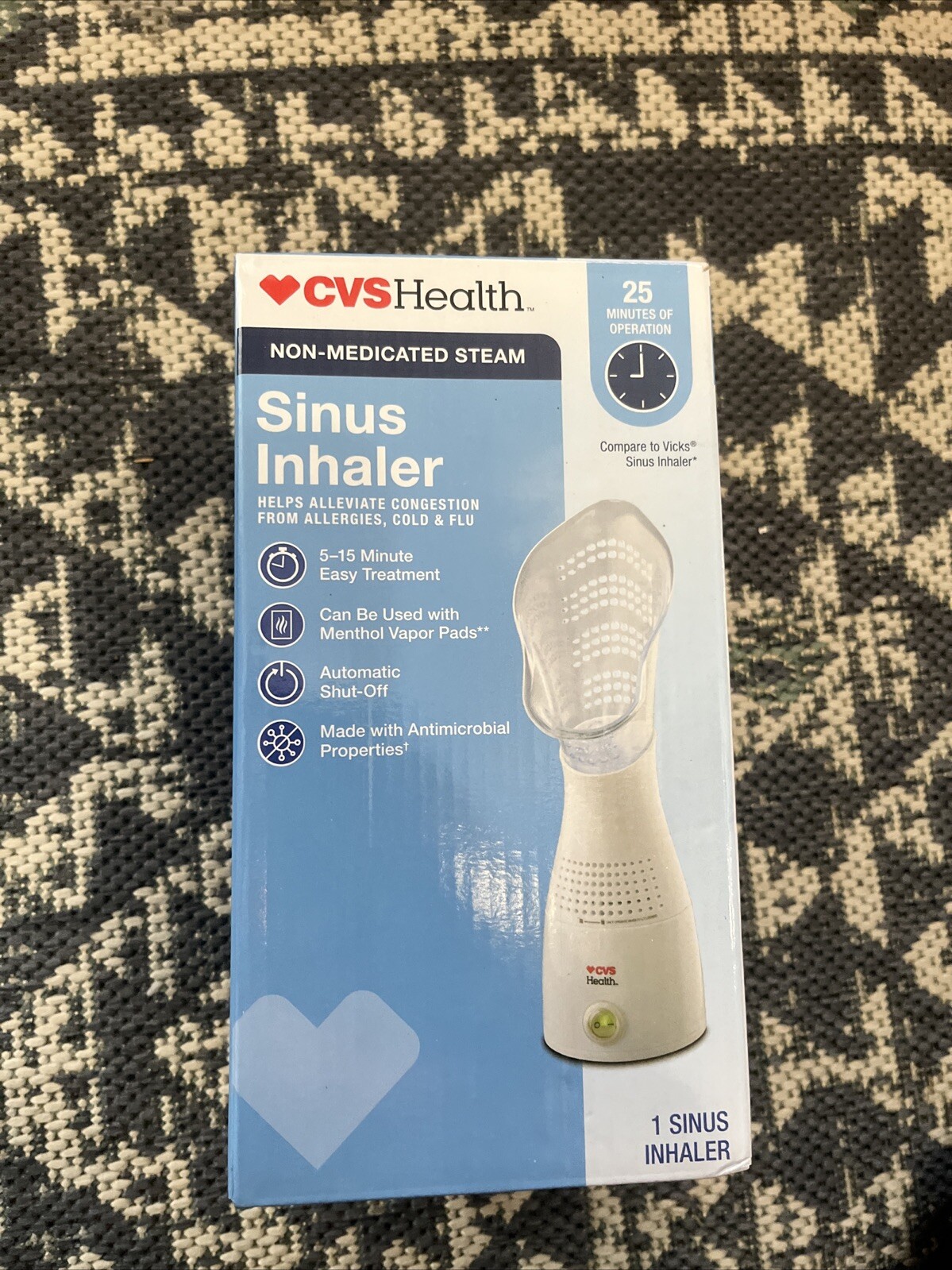 CVS Health Sinus Inhaler Non-Medicated Steam - NEW SEALED