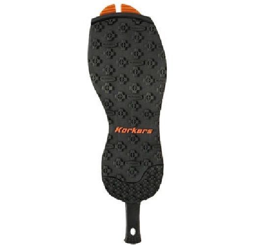 SIZE 11 KORKERS DEVILS CANYON WADING FISHING BOOT STUDDED+ KLING-ON RUBBER SOLES