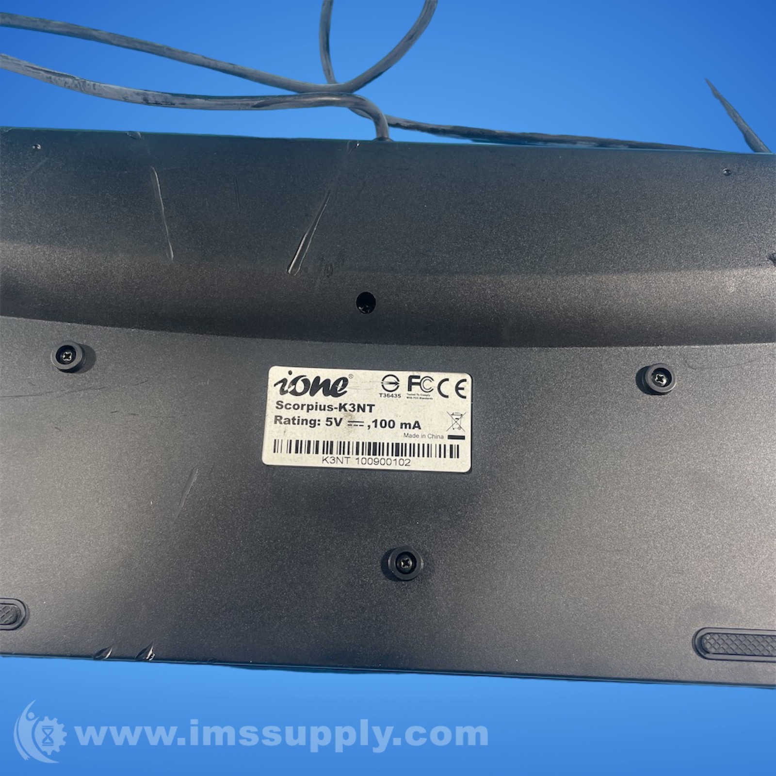 Ione Technology Inc K3NT Wired Keyboard 3940