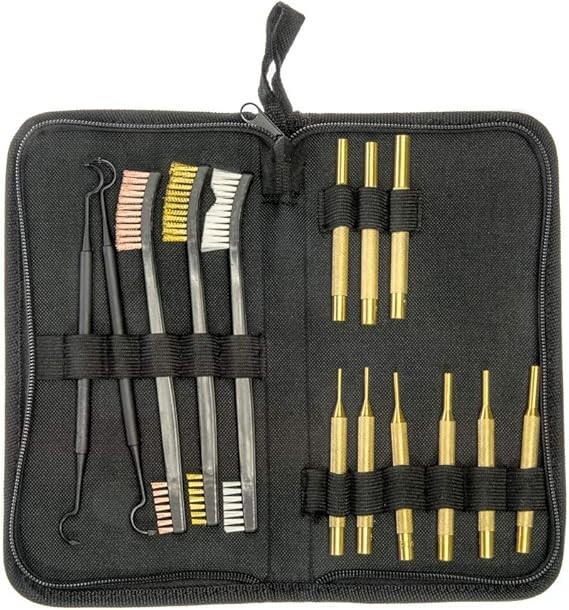 Sona Enterprise - 14pc Firearm Repair Kit including Punches, Brushes & Picks