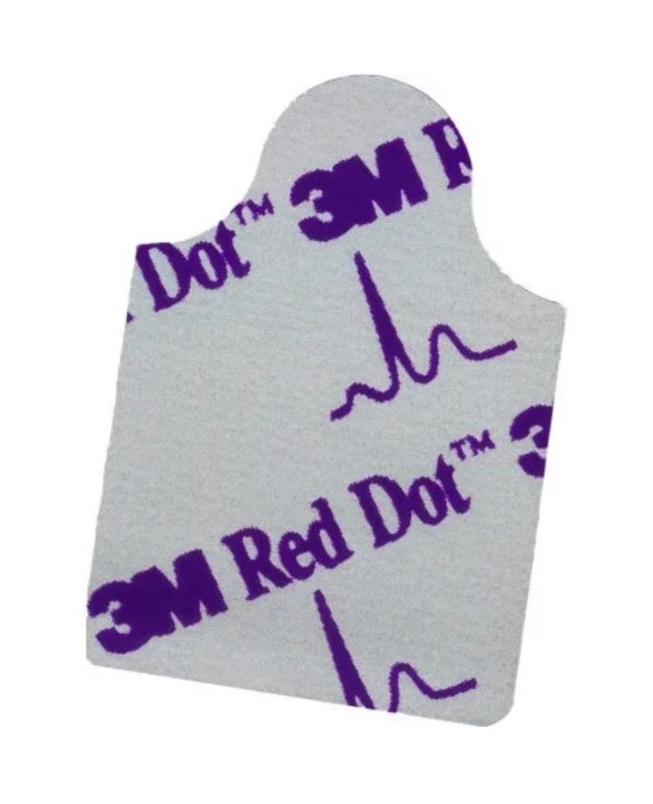 3M RED DOT 2360 Monitoring Electrodes Adhesive Tab Style 1.2x0.8" 100/BG