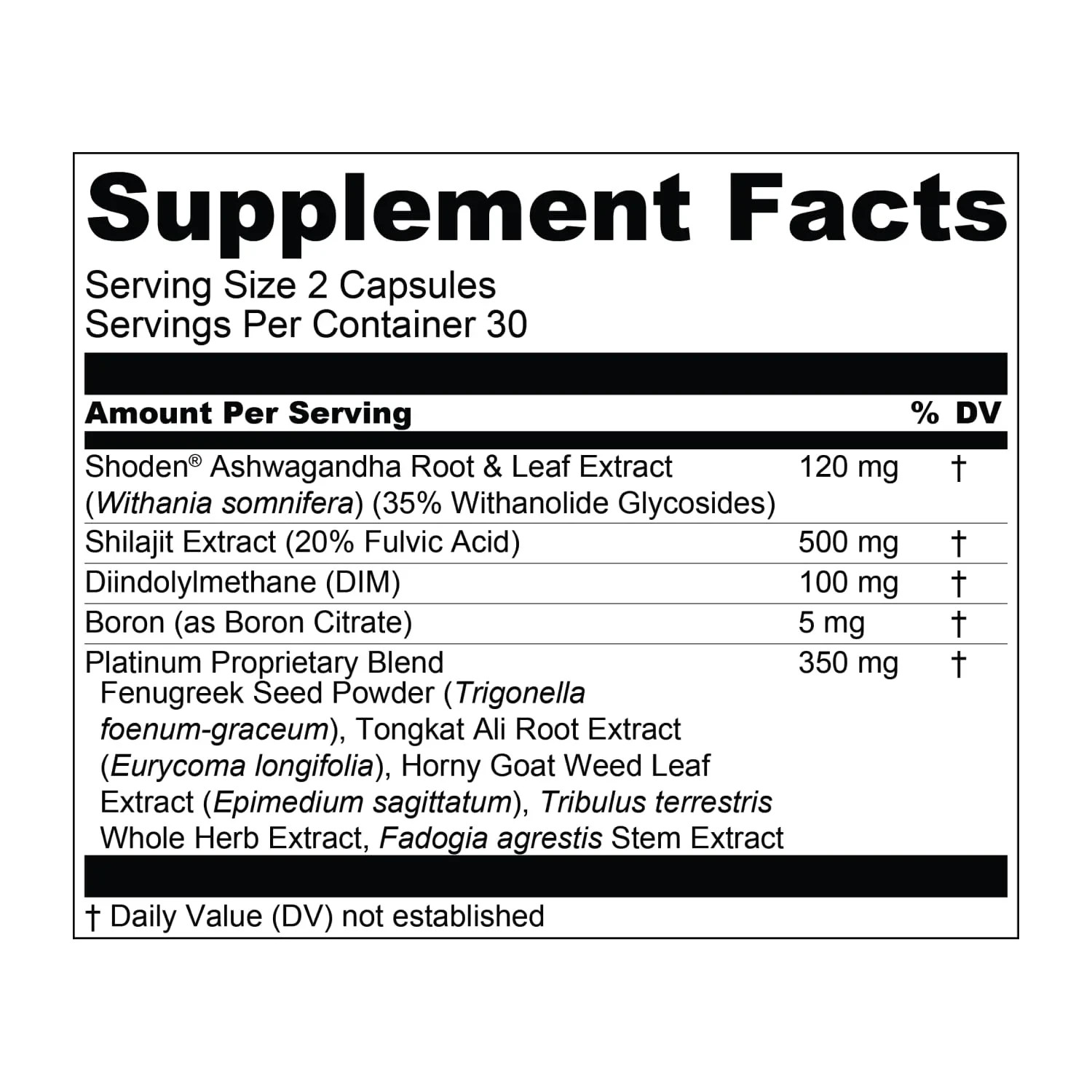 Essential Elements T-Hero Platinum - Testosterone Support for Men - Vitality and