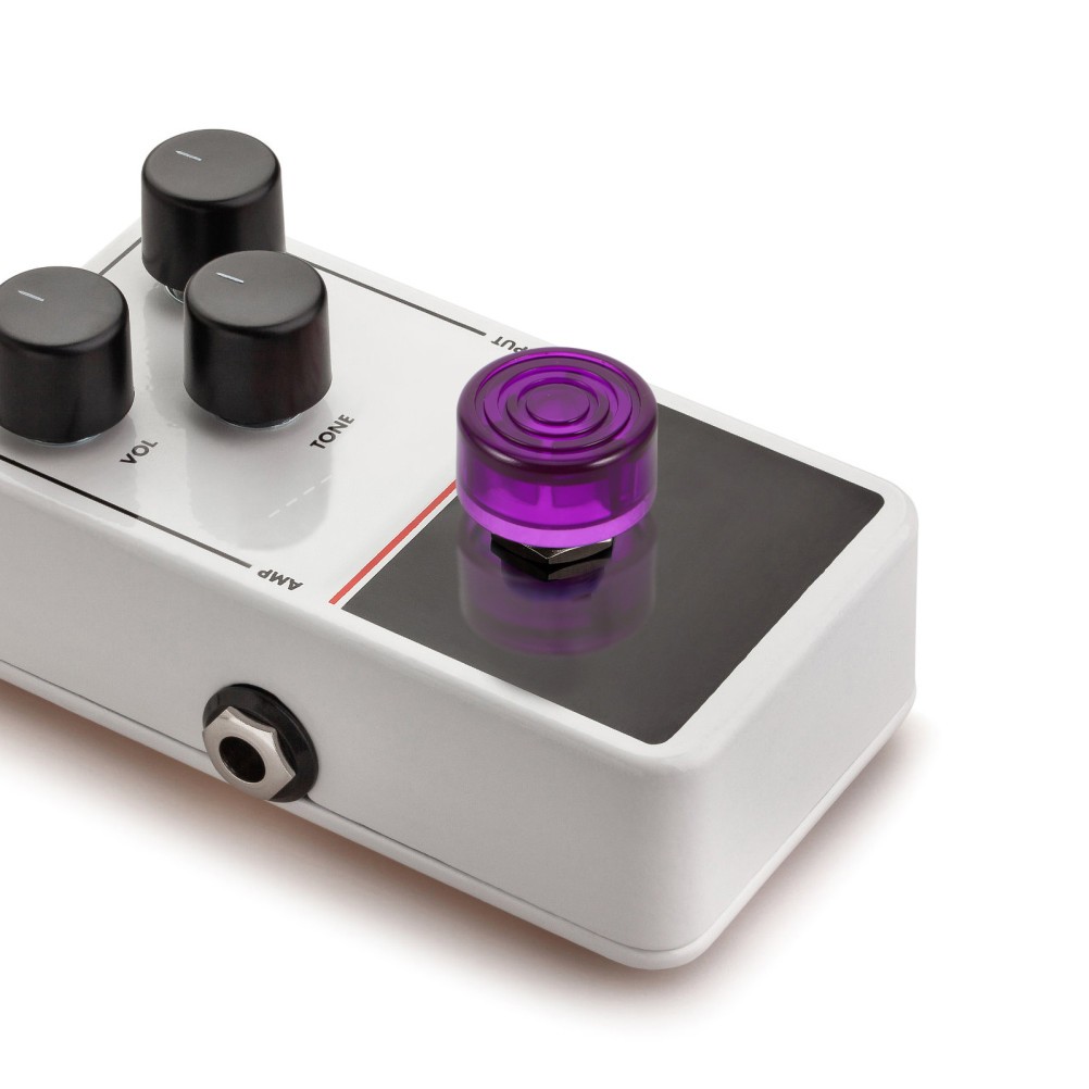 15Pcs Purple Guitar Pedal Knobs Plastic Caps Durable Effect Pedal Covers