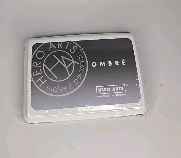 Hero Arts OMBRE AF307 Ombre Ink Pad Grey To Black Multi Color Dye Ink