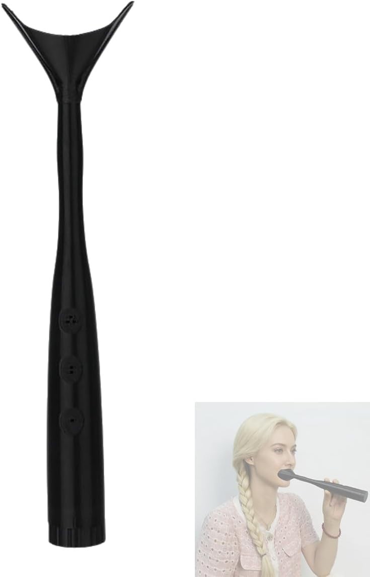 Compact 3D Printed Vocal Straw Tool for Singers & Public Speakers - Lightweight