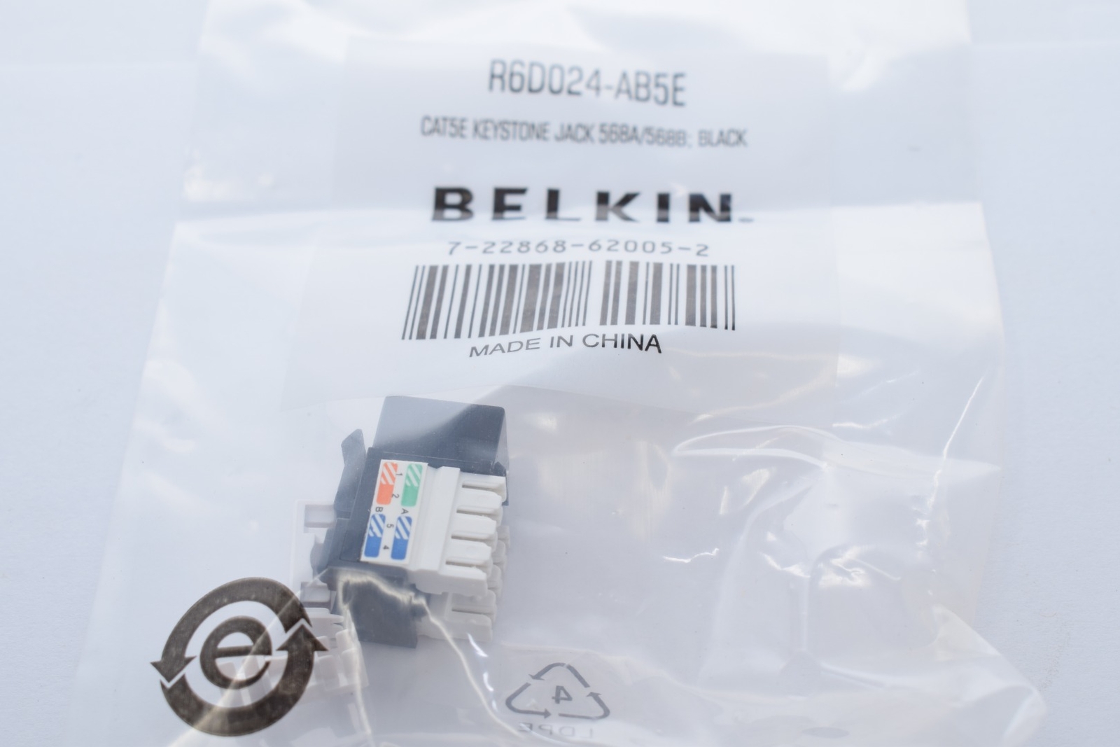 NEW Belkin R6D024-AB5E Cat.5e Keystone Jack