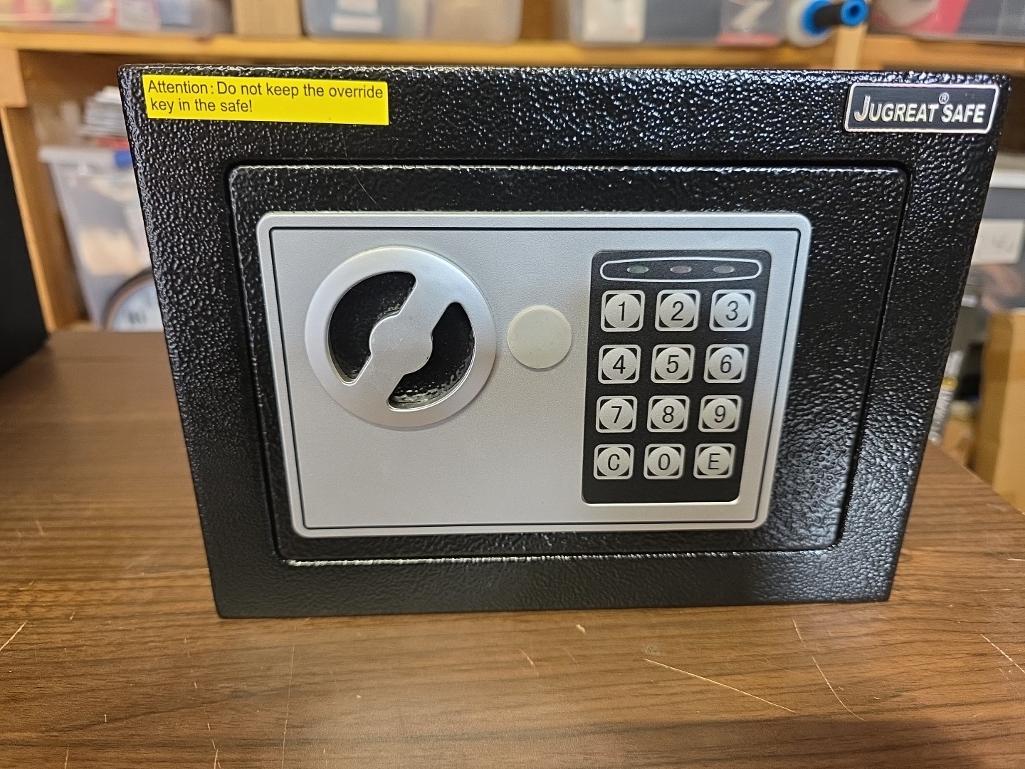 JUGREAT Safe Box, Electronic Digital Security Safe Steel Keypad And Keys