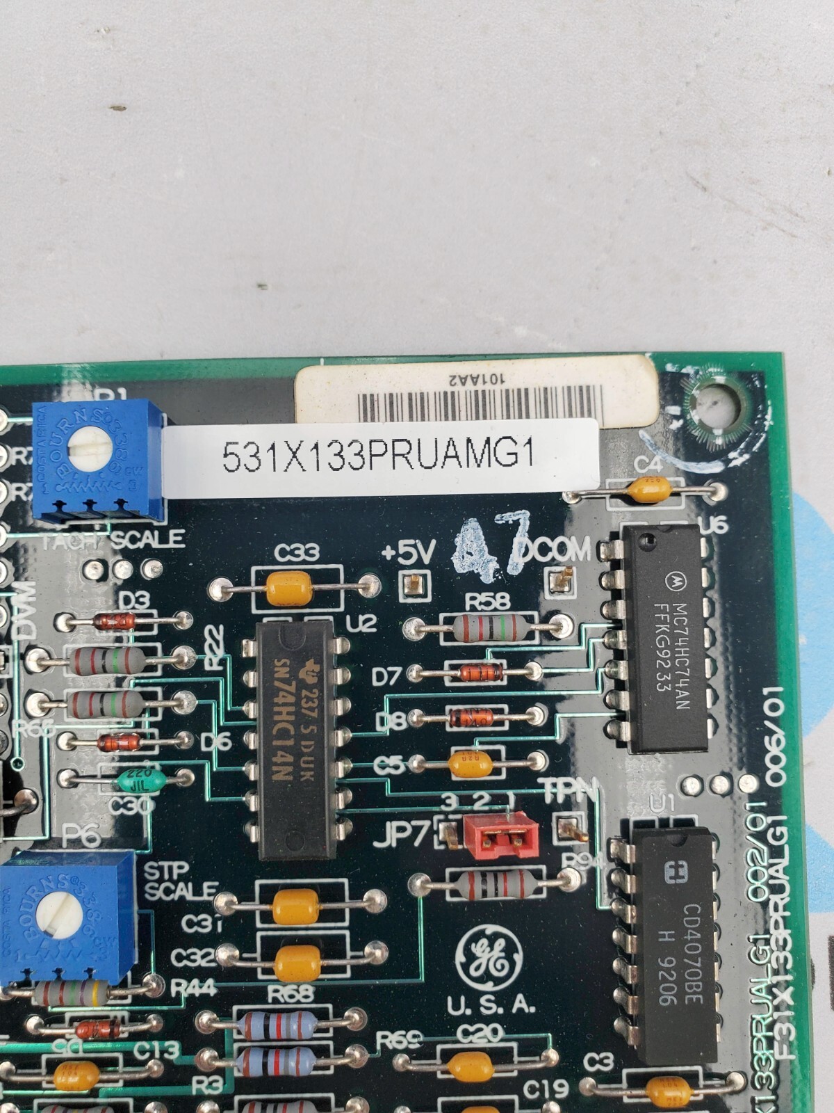 General Electric F31X133PRUALG1 Process Interface Board