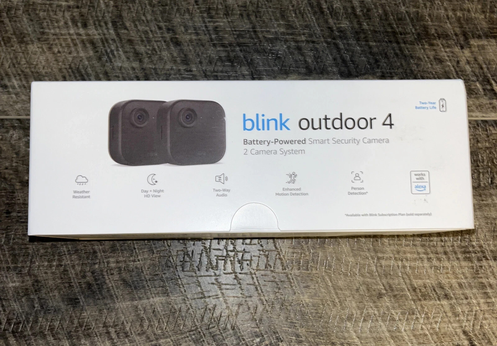 2024 Blink Outdoor 4 (4th Gen) 2 Camera Wireless HD Home Security System Kit NEW