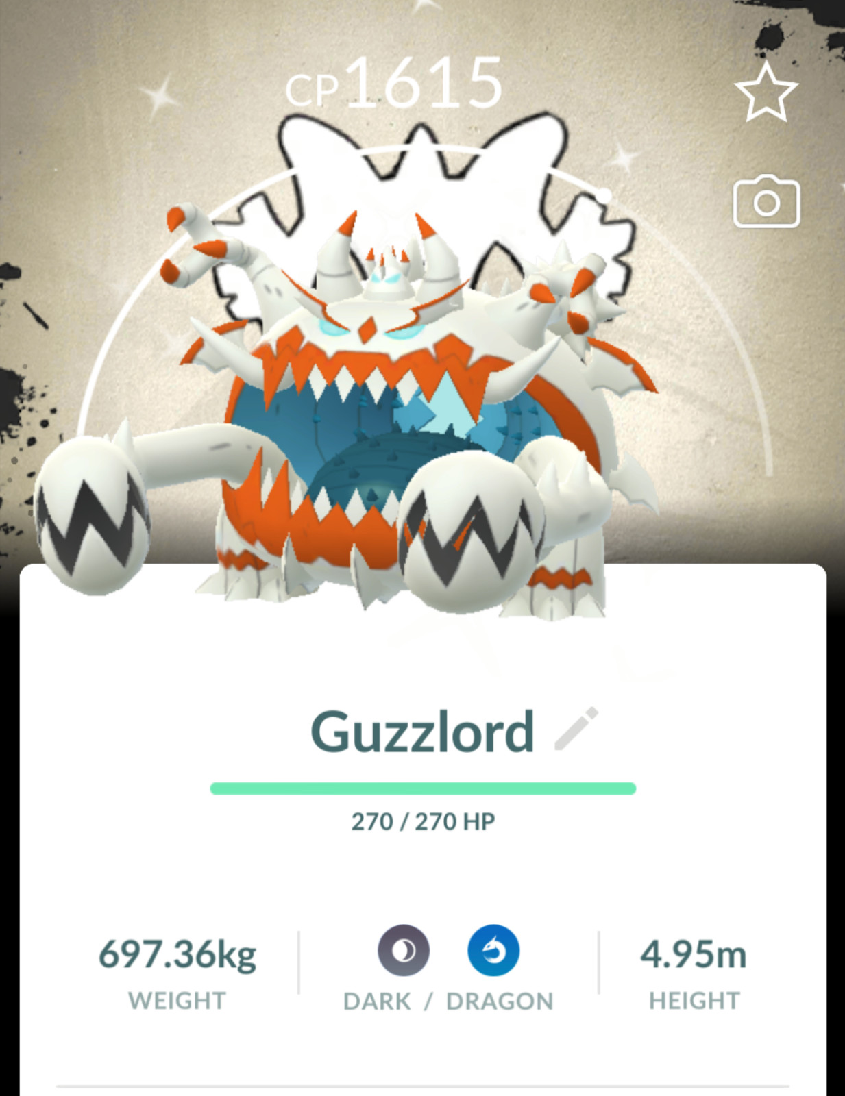 Pokémon Shiny Guzzlord Special Background Go Fest 2026 - GO Read description