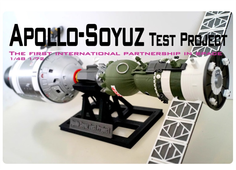 Apollo 18-CCCP Soyuz 19 Spacecraft ASTP Docking Display Static Model Toy Gifts