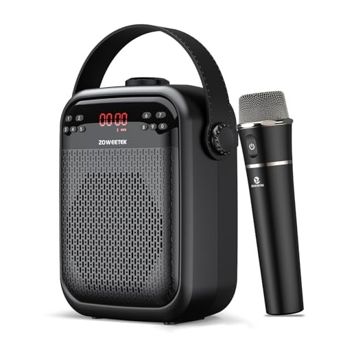 Voice Amplifier with Wireless Microphone Handheld, Wireless Voice Amplifier