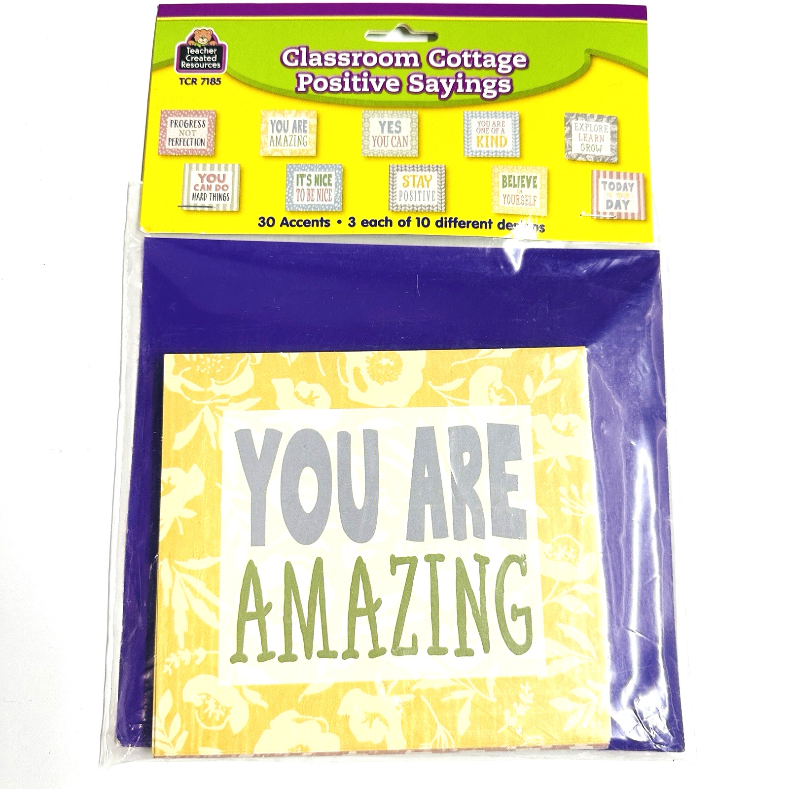 Teacher Created Resources Classroom Positive Sayings 30 Accents 10 Designs NEW!