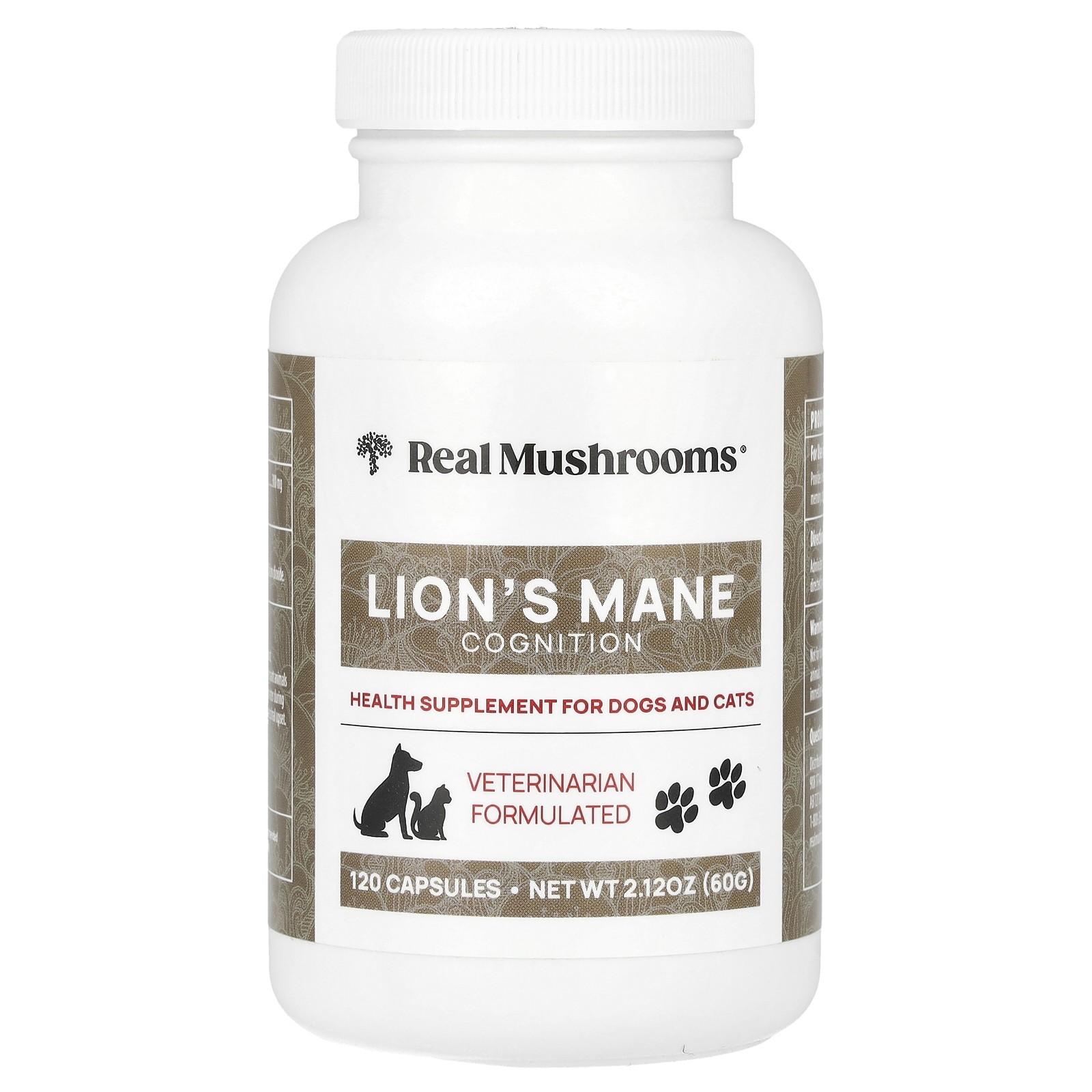 Lion's Mane, For Dogs and Cats, 120 Capsules