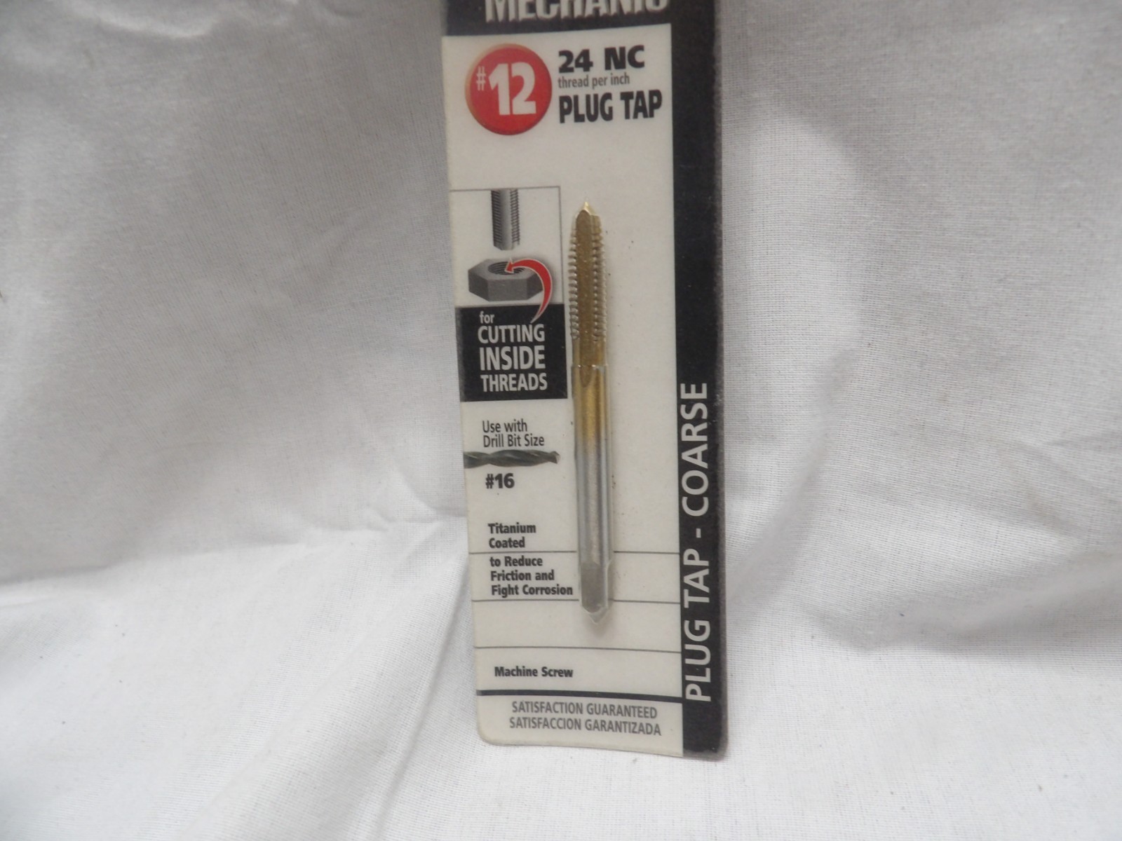 Master Mechanic #12-24 NC Plug Tap - Coarse - 788834