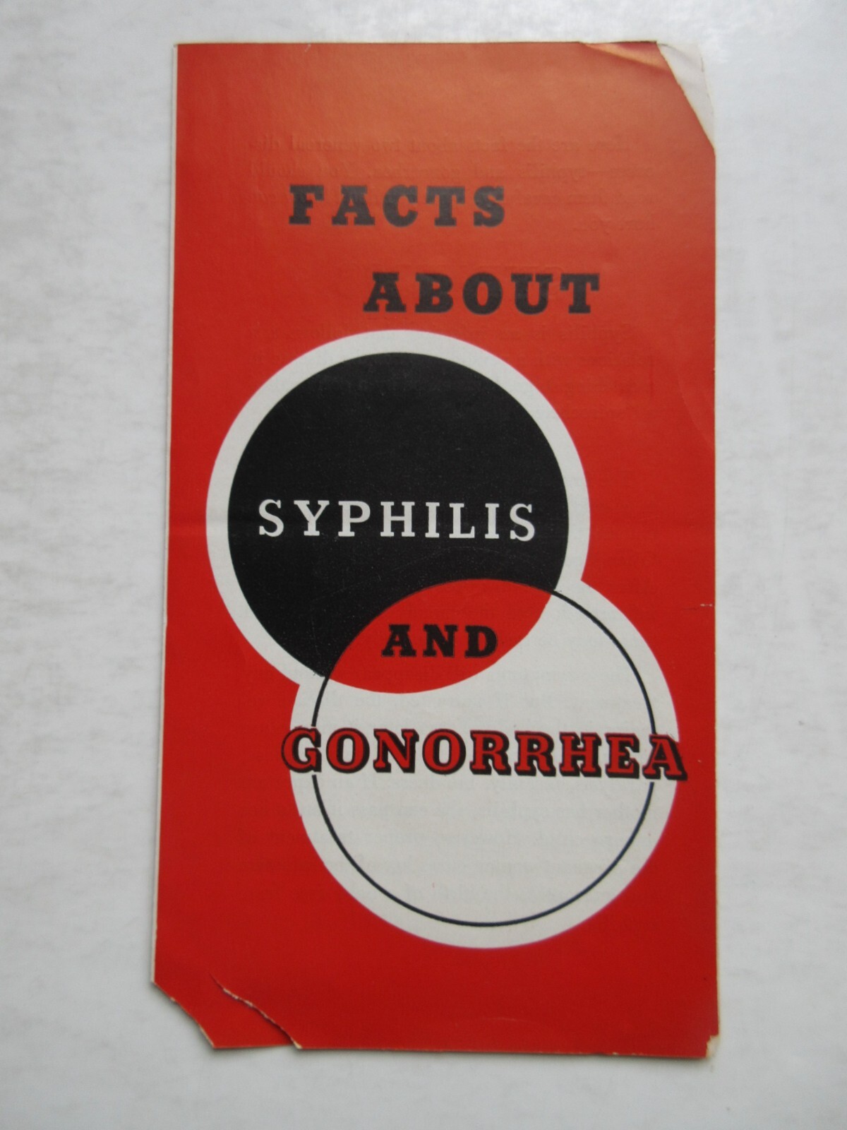 The Facts About Syphilis and Gonorrhea 1959 City of New York Dept. of Health