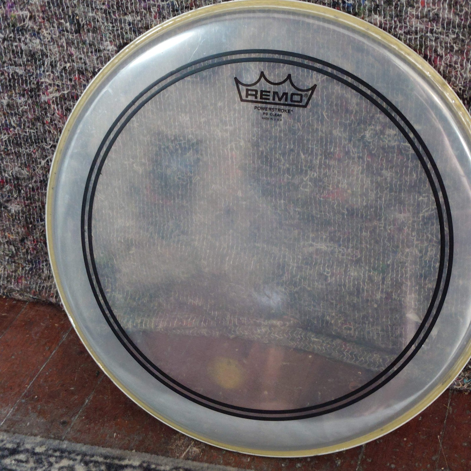Used Remo Clear Powerstoke 14" Drum Head